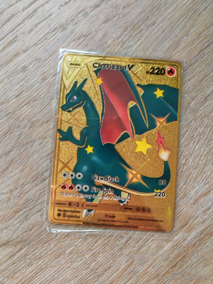 Kovove pokémon karty - 13