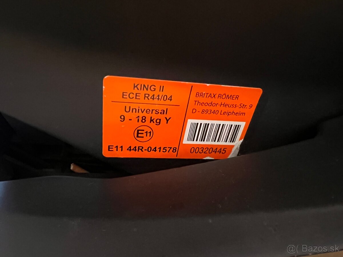 Autosedacka Britax Romer king ll LS - 13