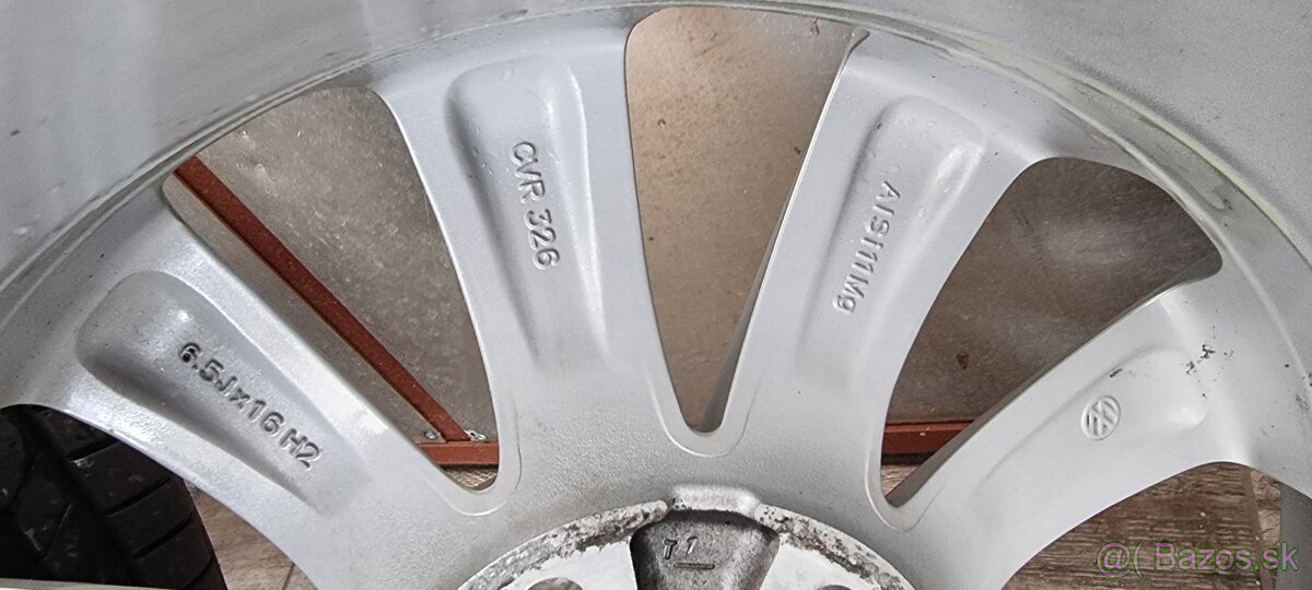 Predám originálne hliníkové disky VW r16 5x112 - - 13