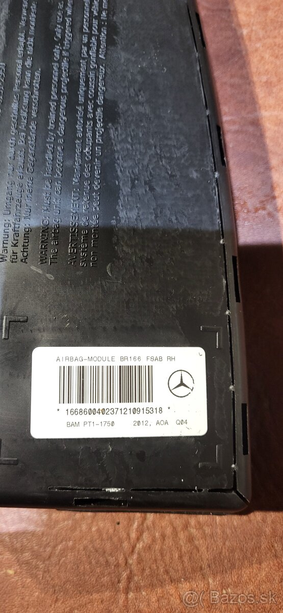 Sedačky Mercedes ML/GLE W166 - 13