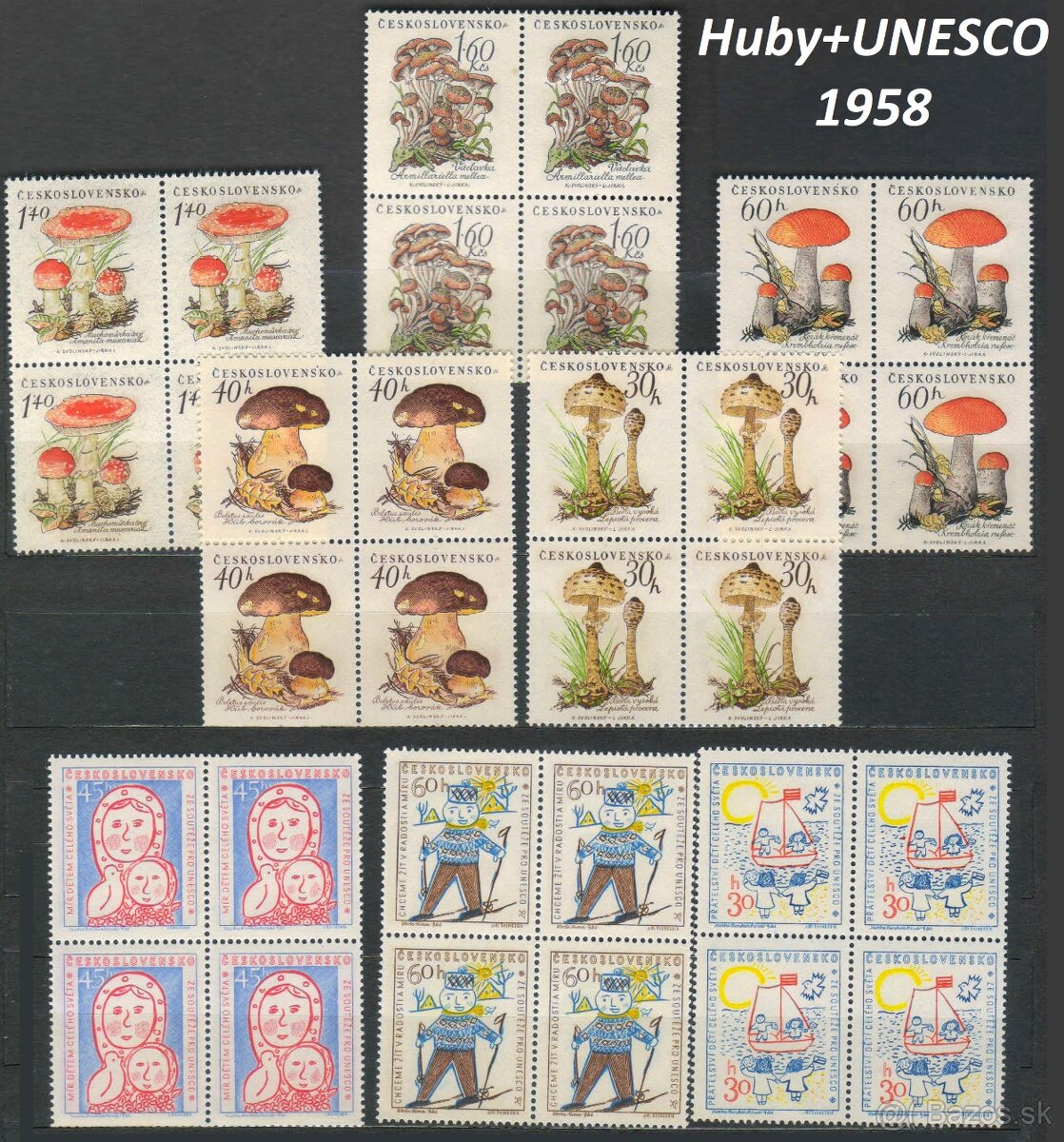 Poštové známky, filatelia: ČSSR, naše najkrajšie známky - 13