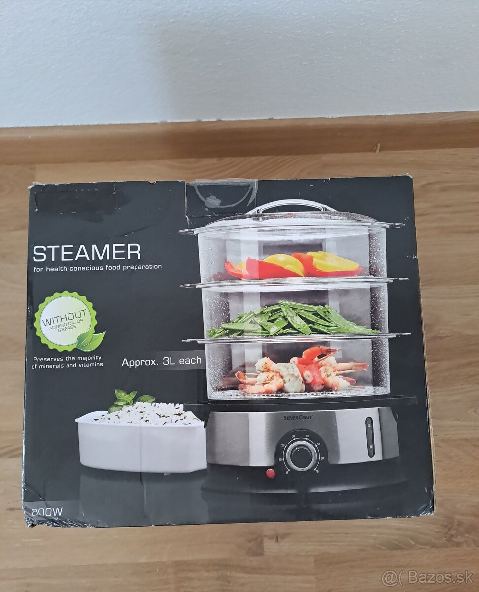 nový parný hrniec s časovačom, 800W , Approx.3l - 13