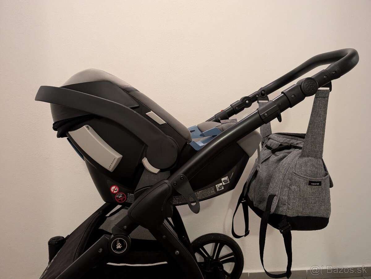 Predám kočík Noordi fjordi 3v1 (Dark grey) - 13