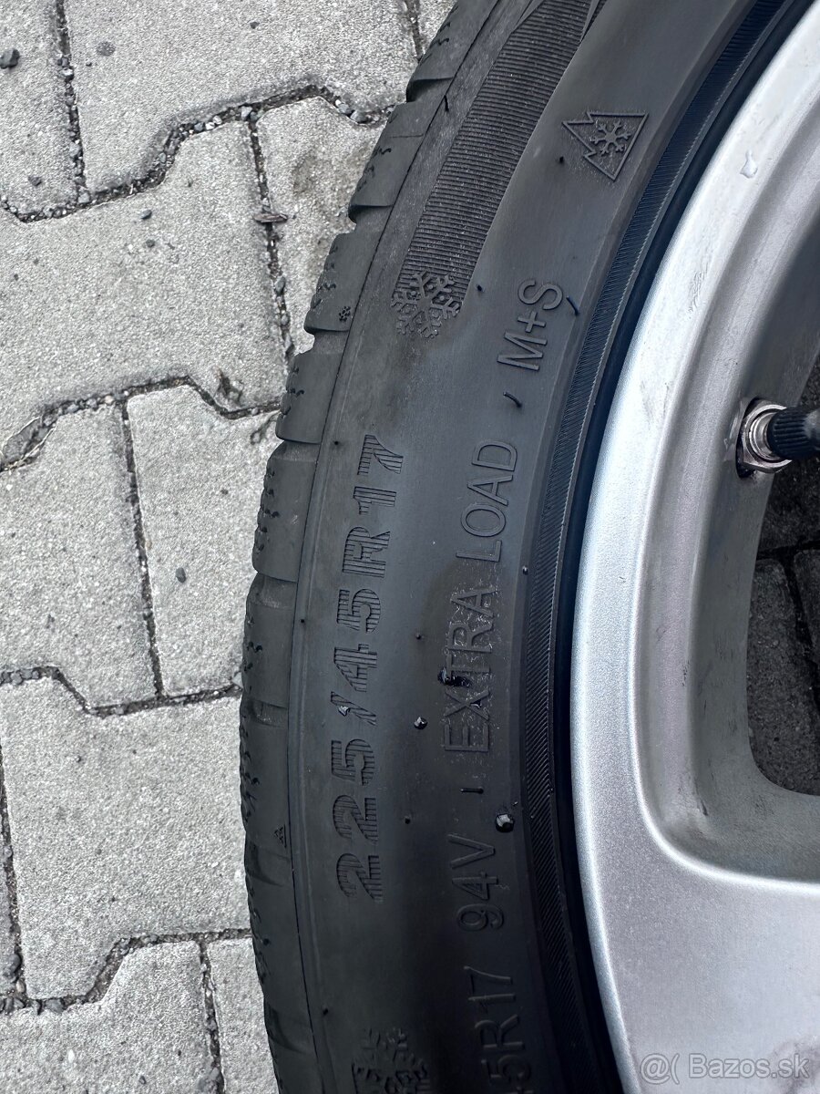 Elektróny+zimne pneu 225/45R17 5X112 - 13