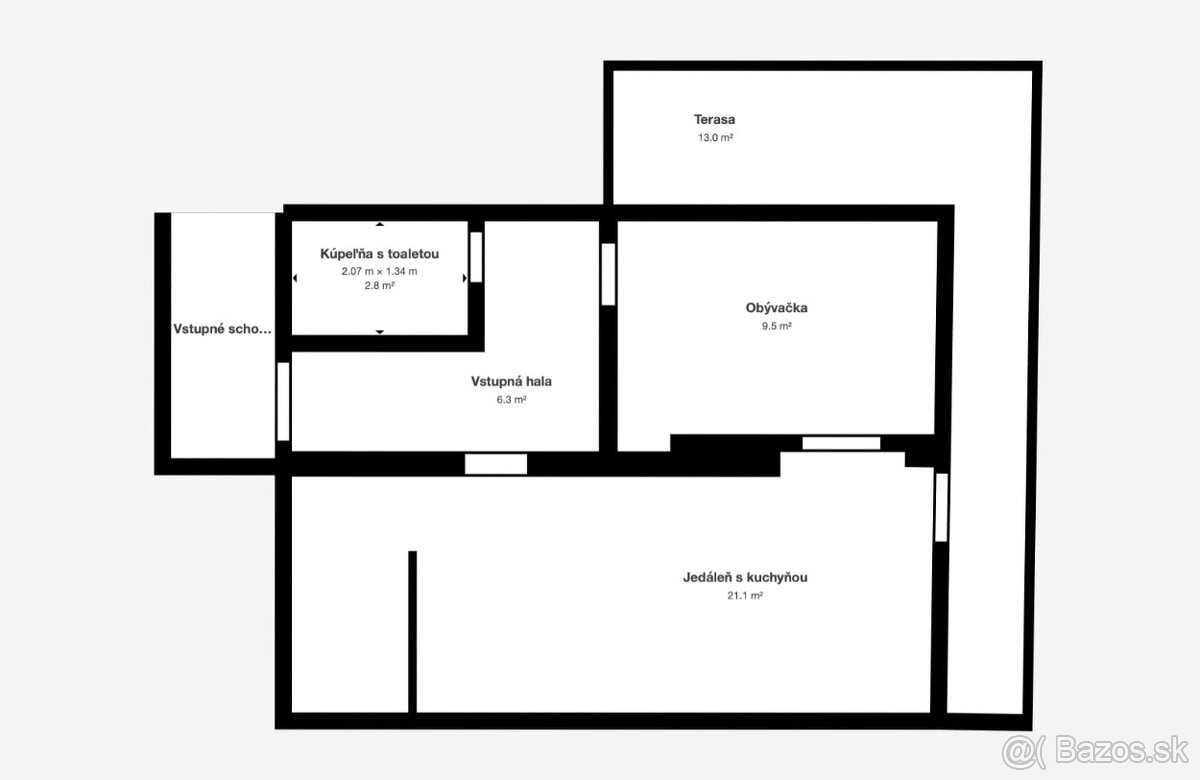 Rezervované/ REKREAČNÁ CHATA s dvoma terasami- Duchonka - 13