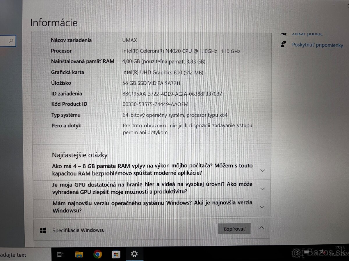 UMAX VisionBook 14Wr - 13