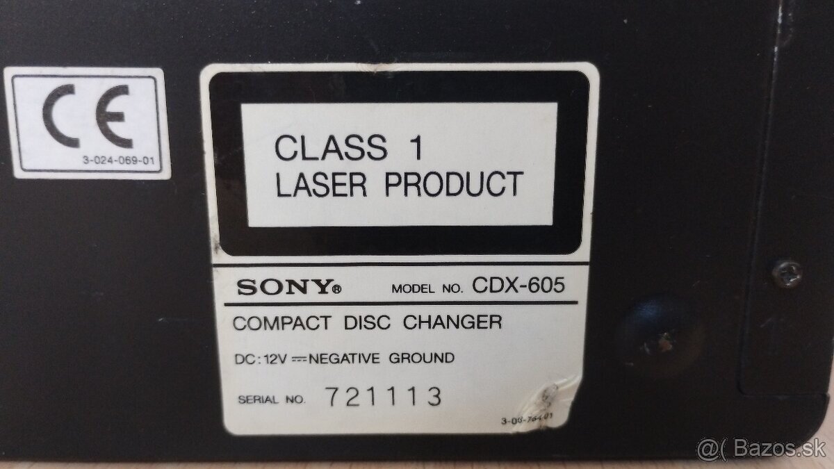 Predám 10 CD menič Sony CDX-605 - 13