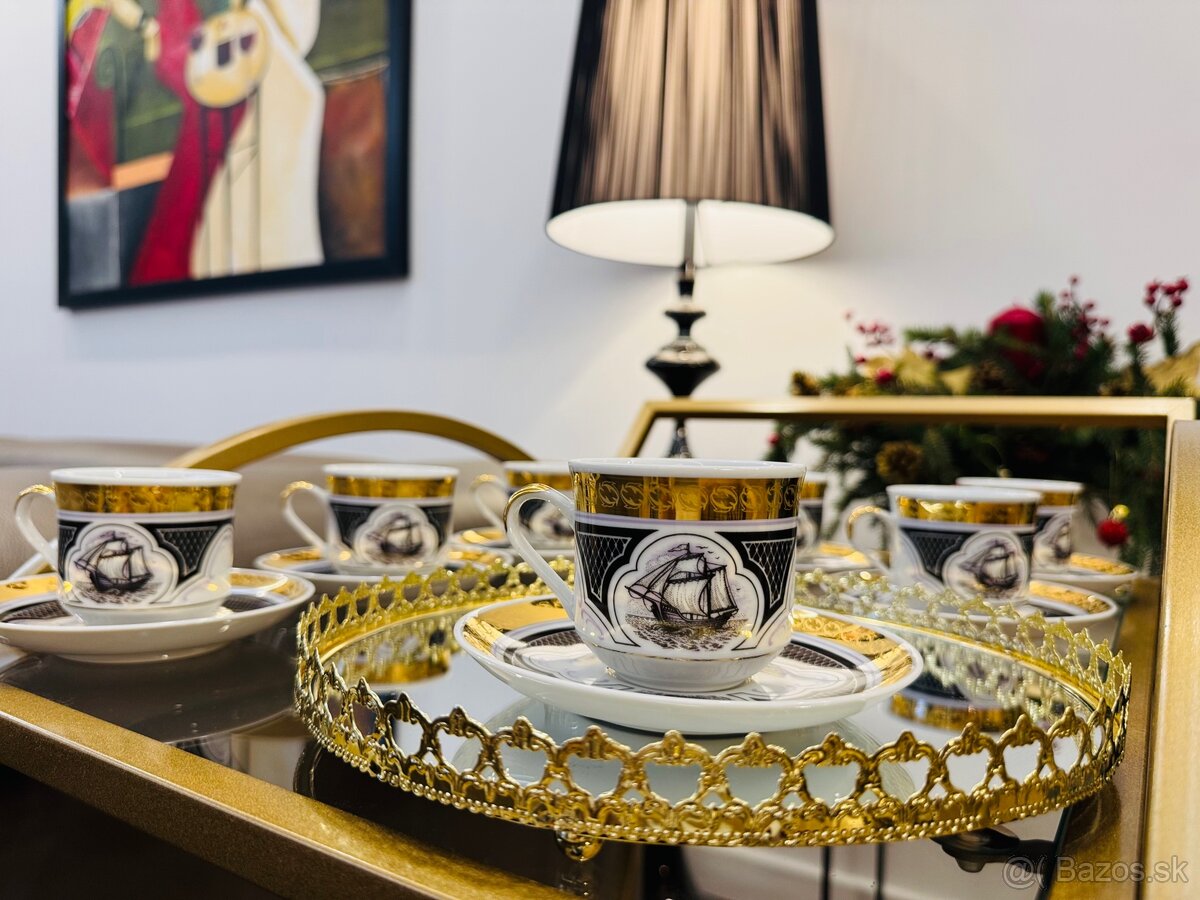 Československé šálky 8 ks plachetnice+ZADARMO doprava - 13