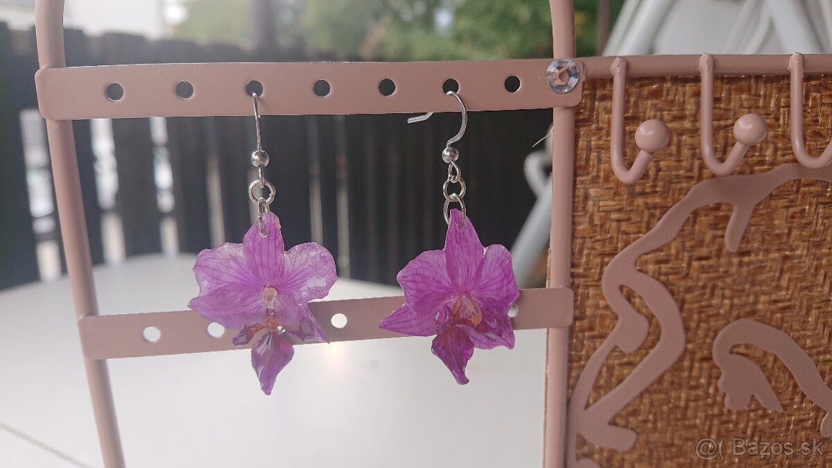 Orchidea náušnice - 13