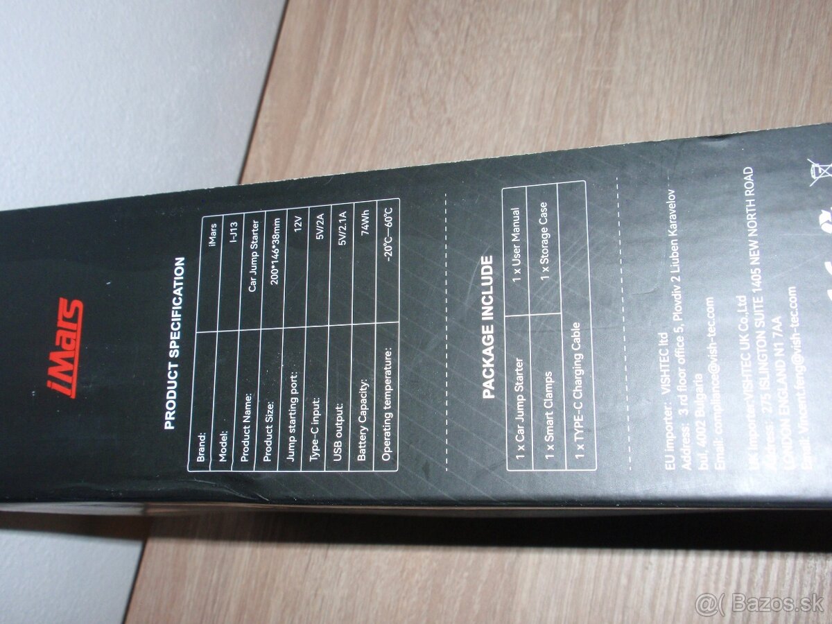 Startovaci powerbank / Booster / Car Jump Starter - 13