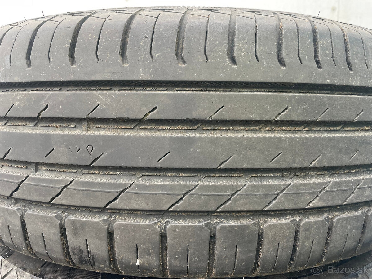 PREDÁM sadu 16" ALU disky Ford + letné pneumatiky NOKIAN - 13