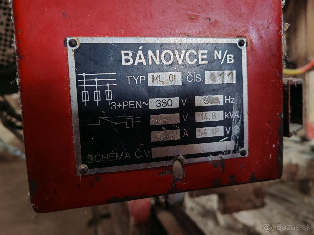 Kmeňová píla, gáter, pásová píla 9m - 13