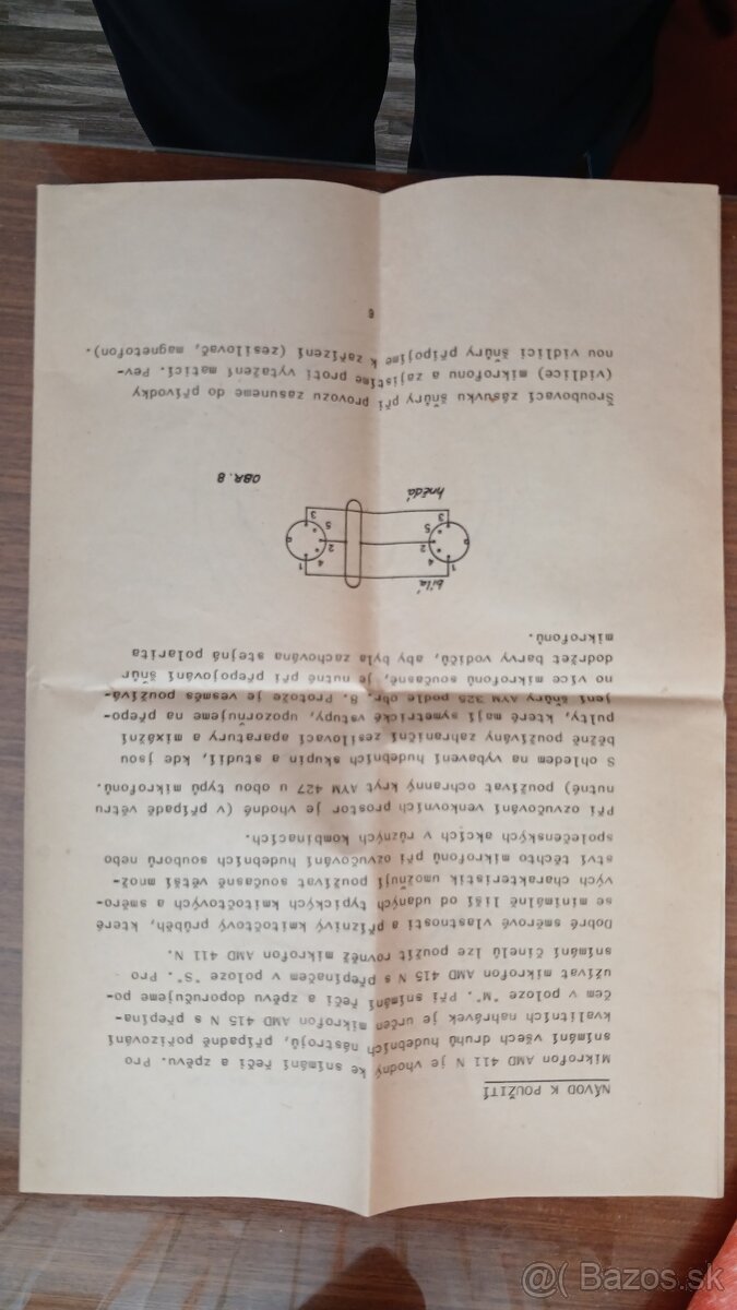 Súprava dynamického mikrofónu TESLA AMD 461 - 13