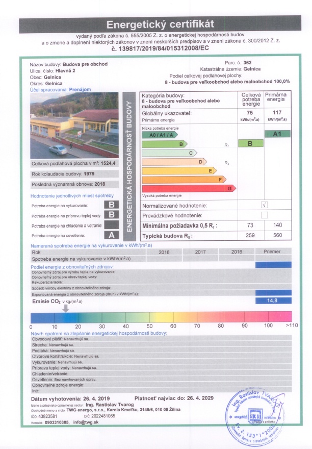 Prenájom - obchodné priestory - Gelnica - 13