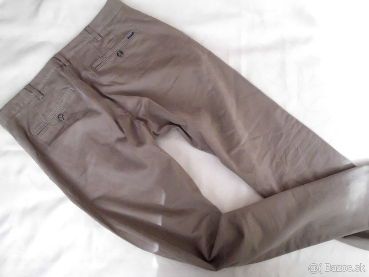 Gant pánske chino nohavice s elastan. L 38/34 - 13