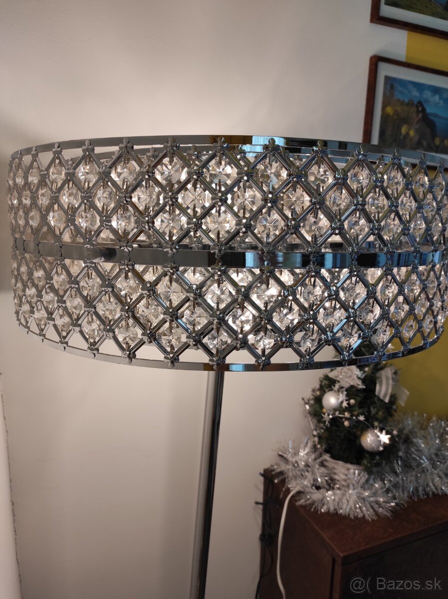 Krištáľovä stojanova lampa - 13