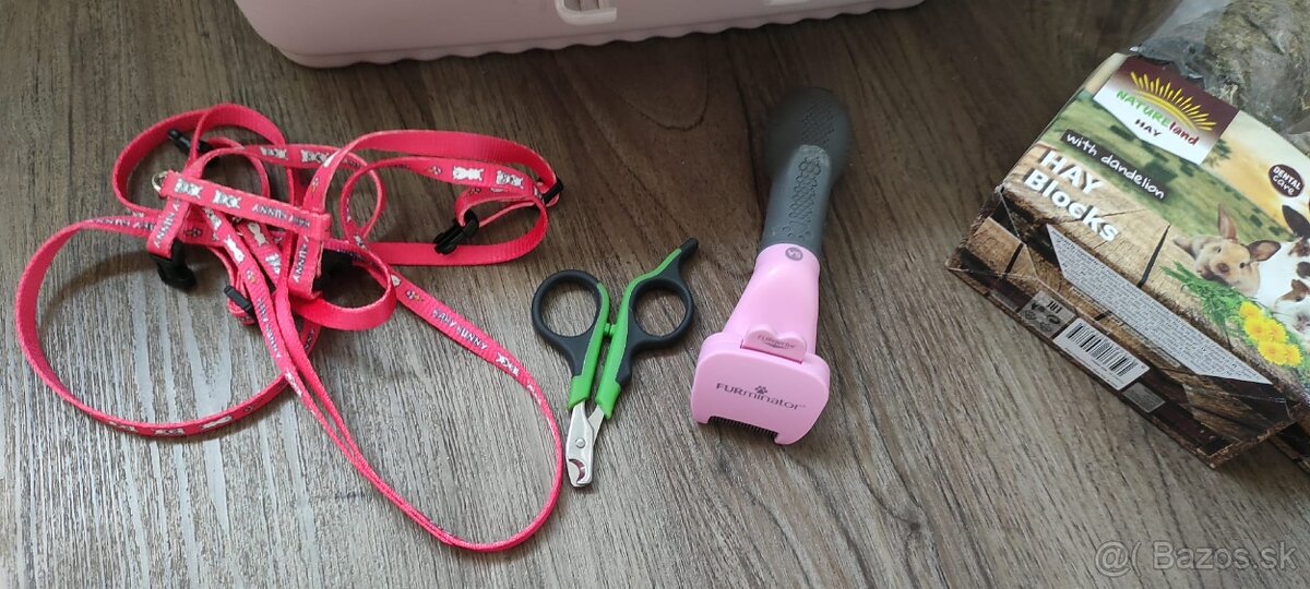 Klietka (extra veľká) a komplet výbava pre zajaca/morčatá - 13