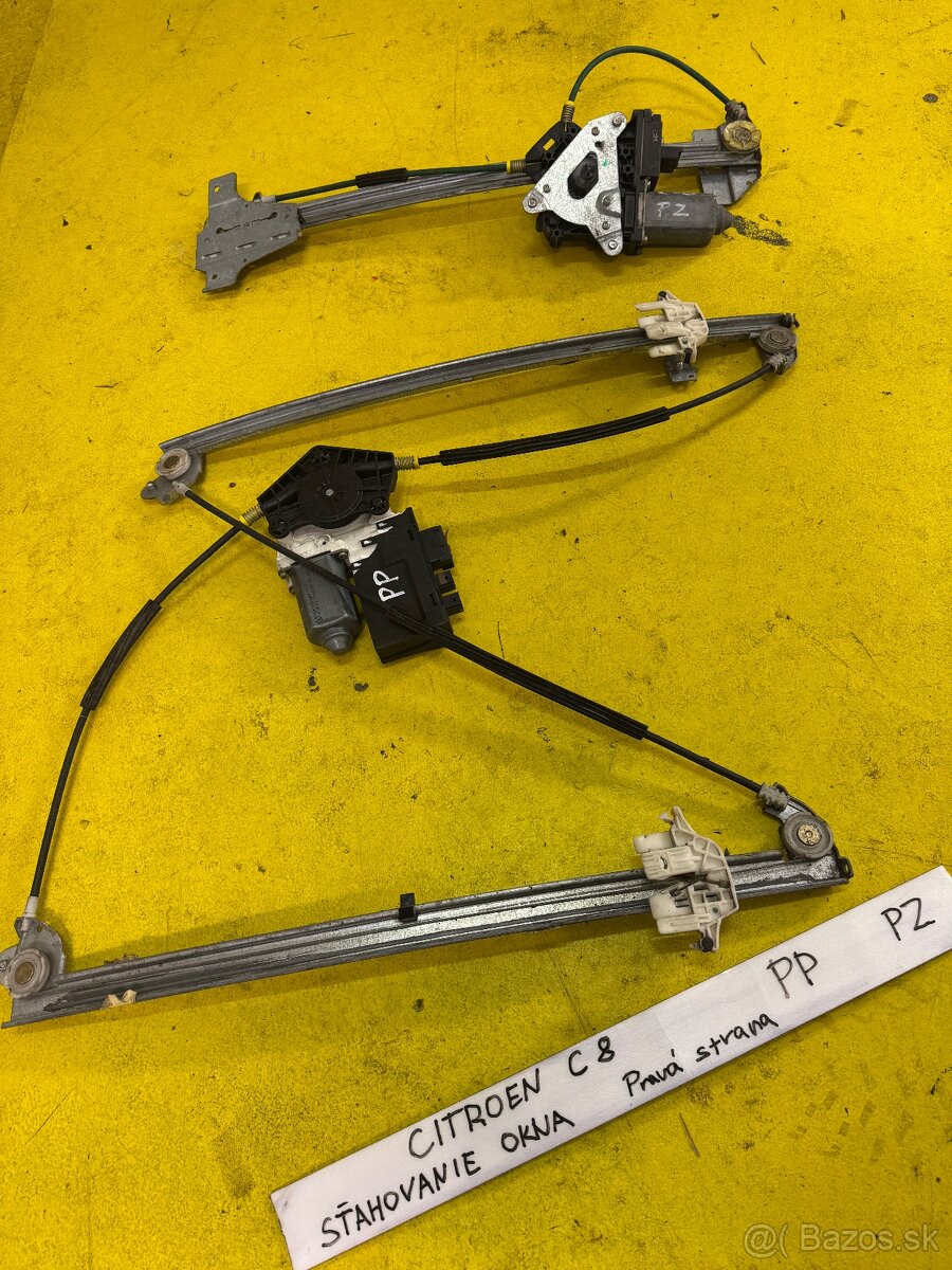 Citroën C8 2002-2008 okno kufra,mechanizmus spúšťania okna - 13
