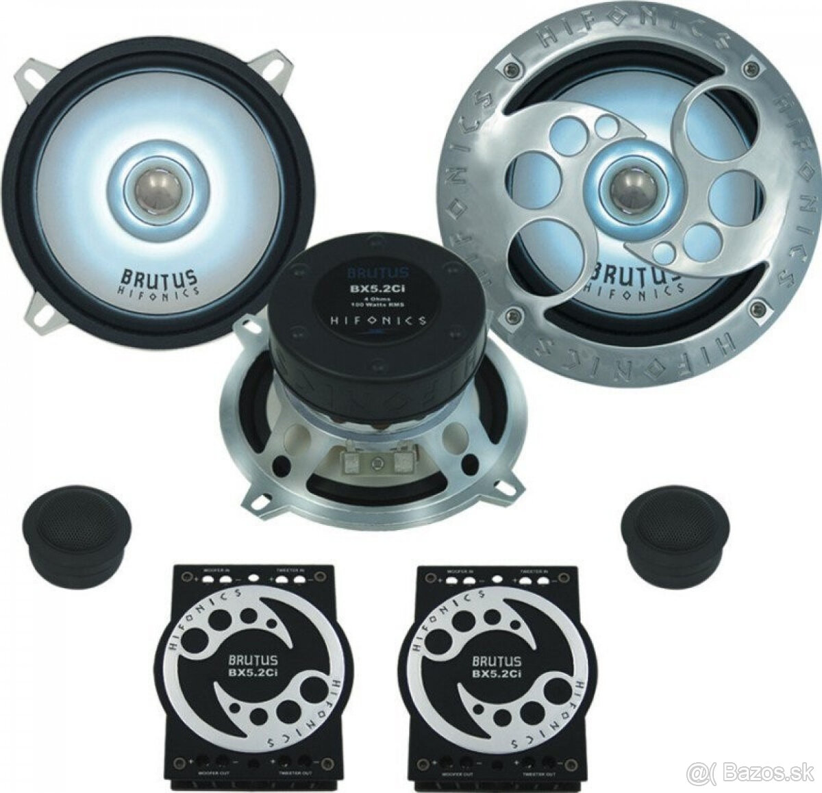 =ø13cm= HIFONICS BRUTUS - dvojpásmové 13cm kompá 2x100W RMS - 13