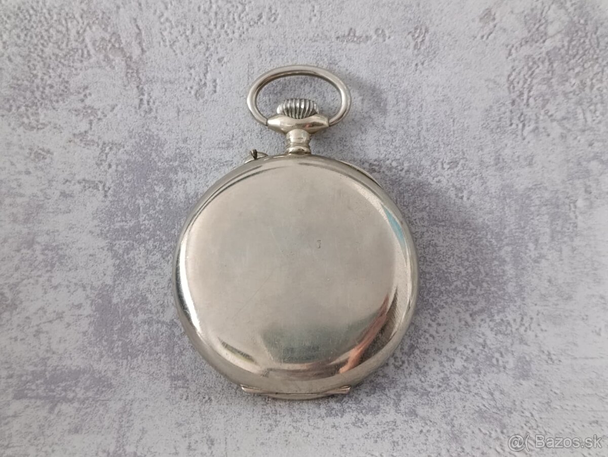 Velmi zajímavé a moc pěkné masivní kapesní hodinky COLOMBOP - 13