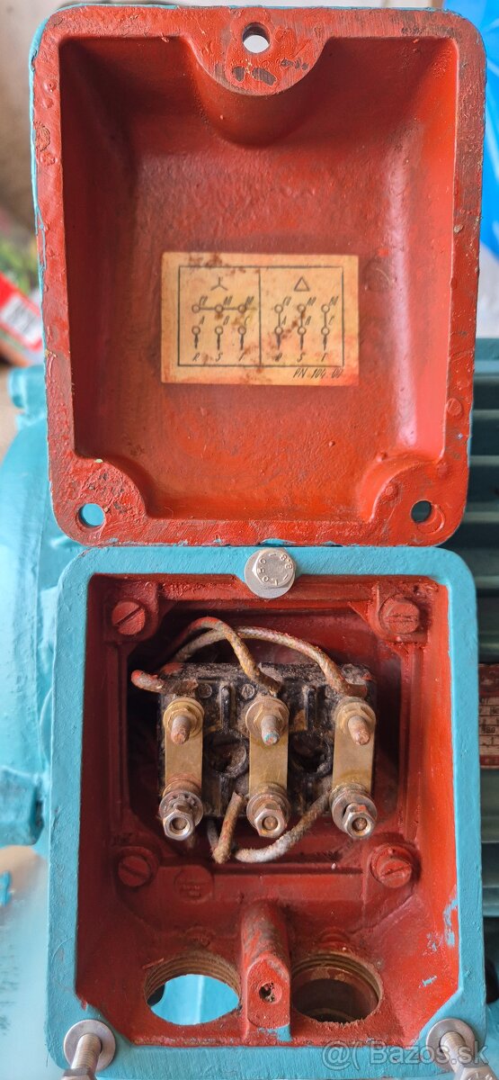 Predám 3 fázovy elektromotor MEZ Mohelnice 2,2kW - 13