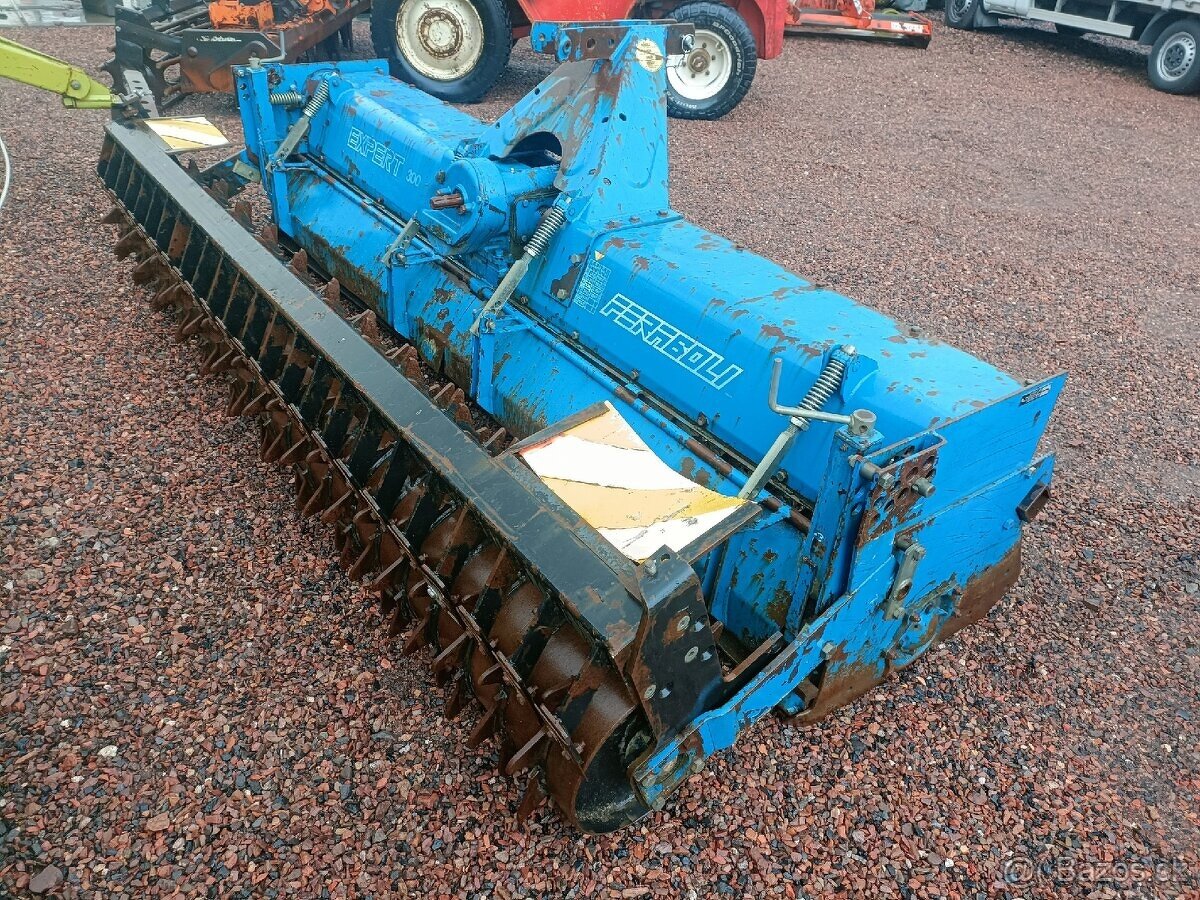 3,0m Italský rotavator FERABOLI EXPERT 300 s packer válcem - 13