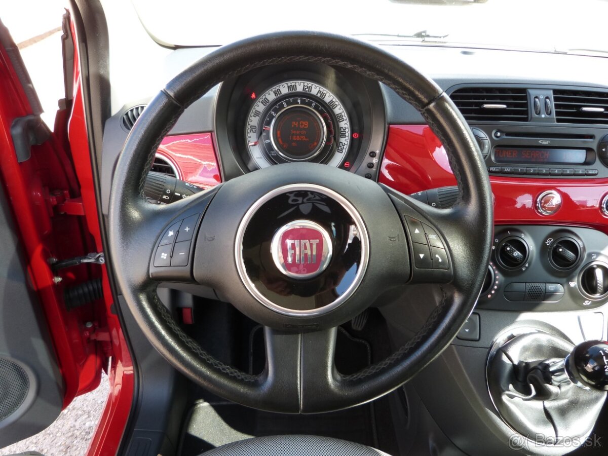 Fiat 500 1.2 Fun / Lounge+klíma+panoráma - 13