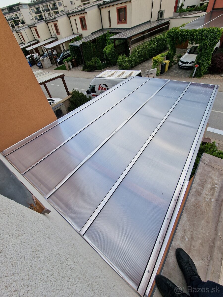 Lexan polykarbonát, plexisklo, pergola, skleník - 13
