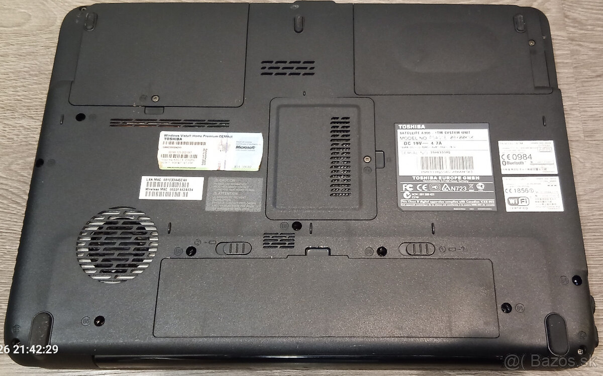 TOSHIBA SATELLITE A300 - 1TM SYSTEM UNIT - 13