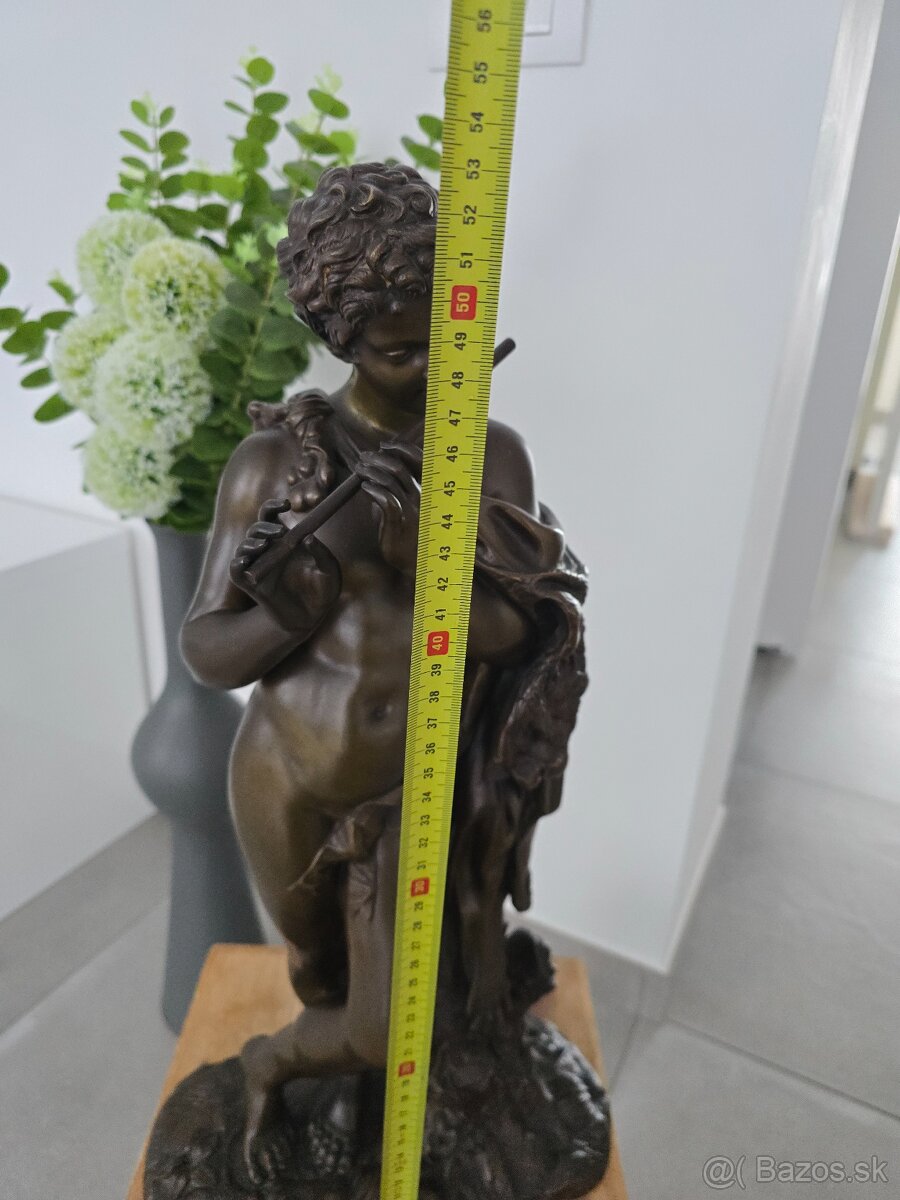 Starožitna bronzová socha 53cm - 13