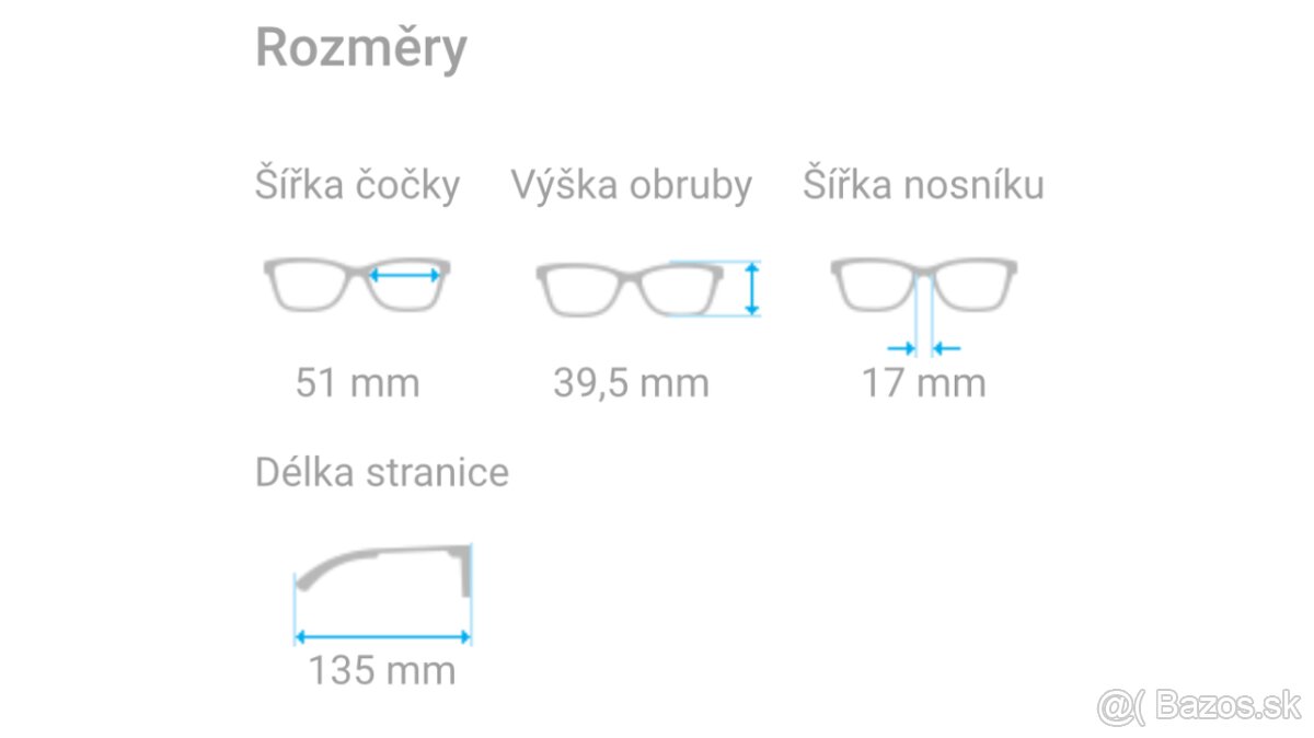 Predám nové dioptrické okuliare - rám VOGUE model 2962 - 13