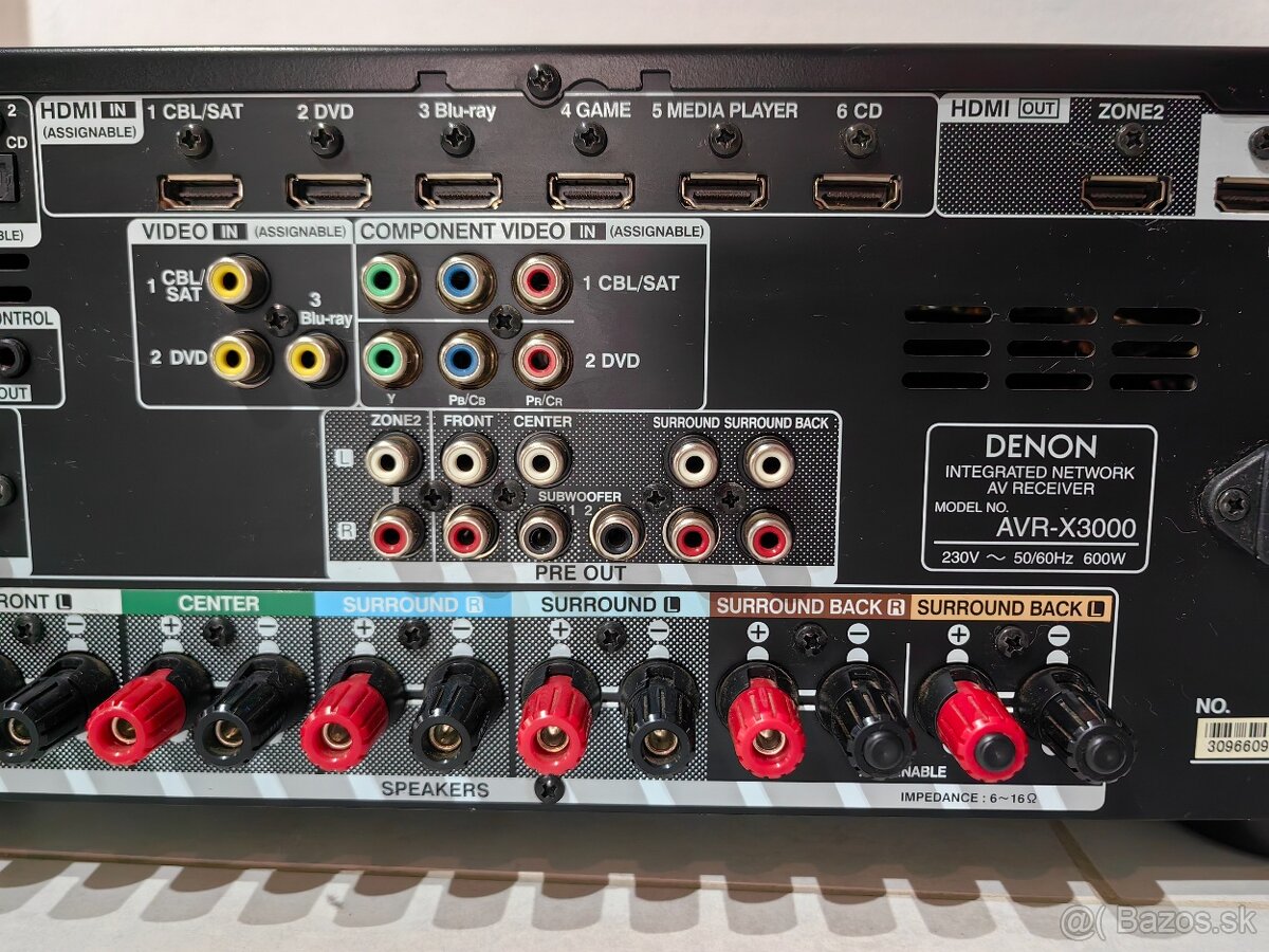Denon AVR‑X3000 - 13