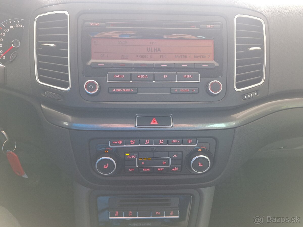 SEAT ALHAMBRA 2,0TDI 4MOTION 4X4 MANUÁL ROK 2012 - 13