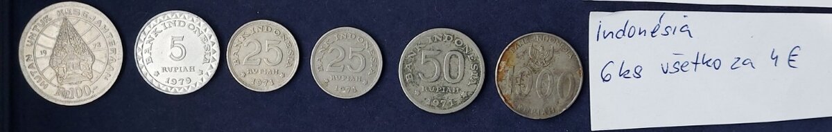 Zbierka mincí - svet, ďaleký Východ (Ázia) a iné - 13