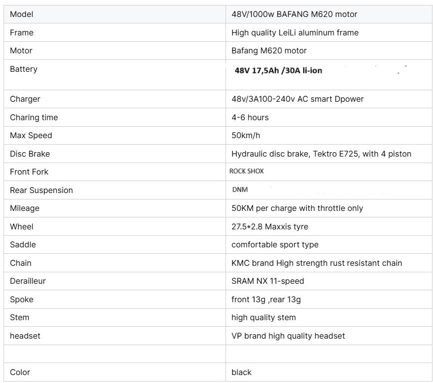 ARES S3 Bike 1000W - 13