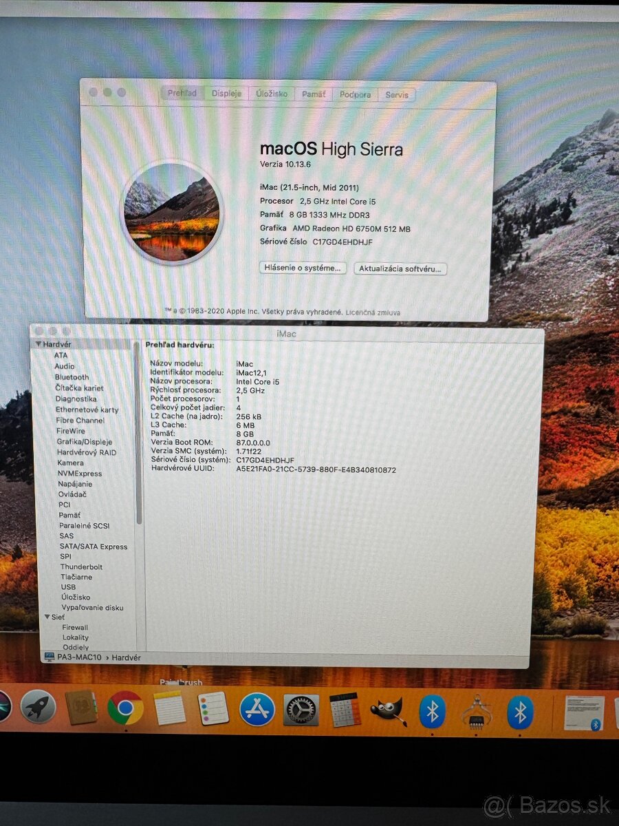 iMac 21,5” – SSD, 8 GB RAM, plne funkčný - 13