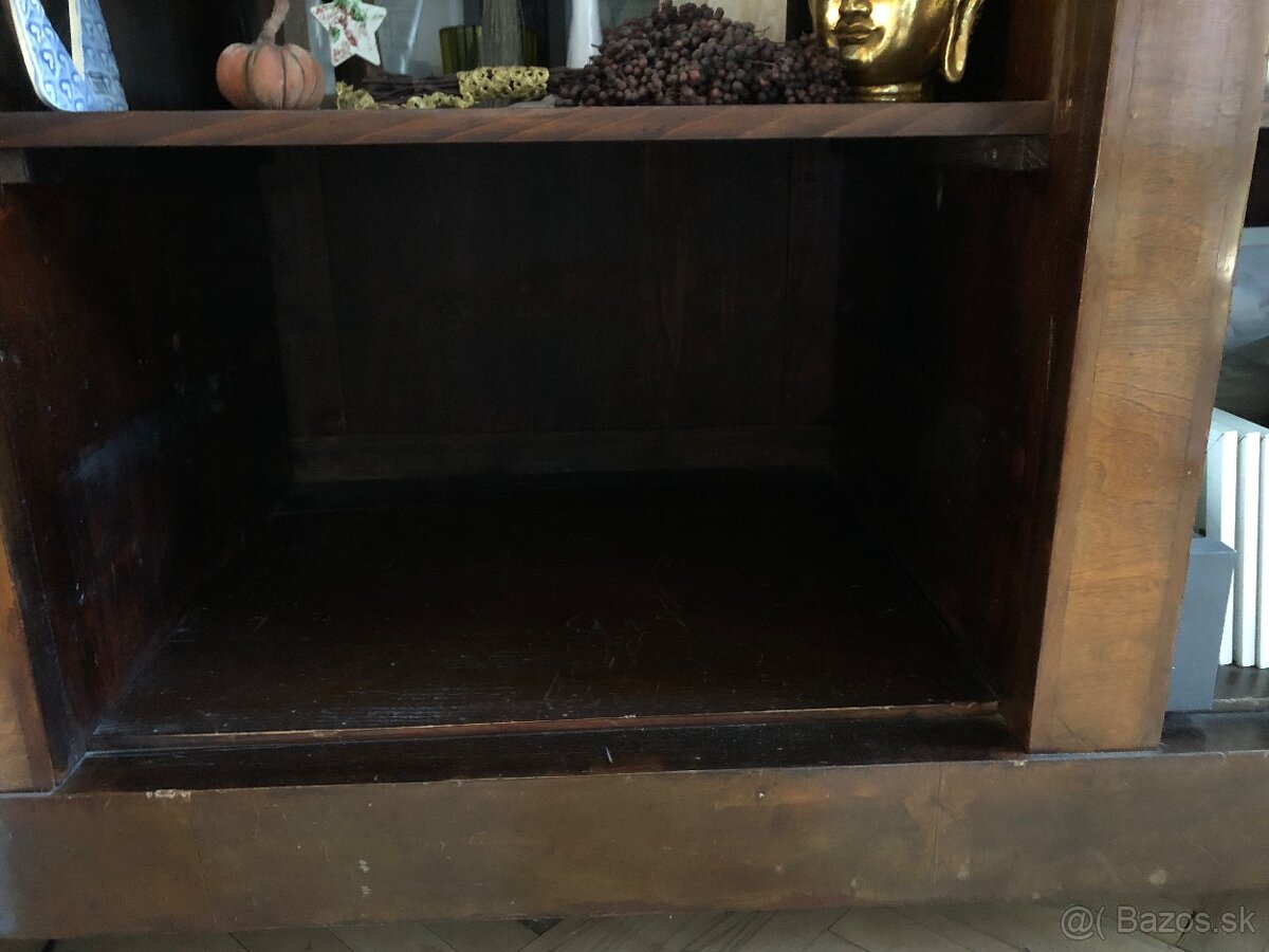 Starožitná knižnica Š203xh57,5xV184cm - 13