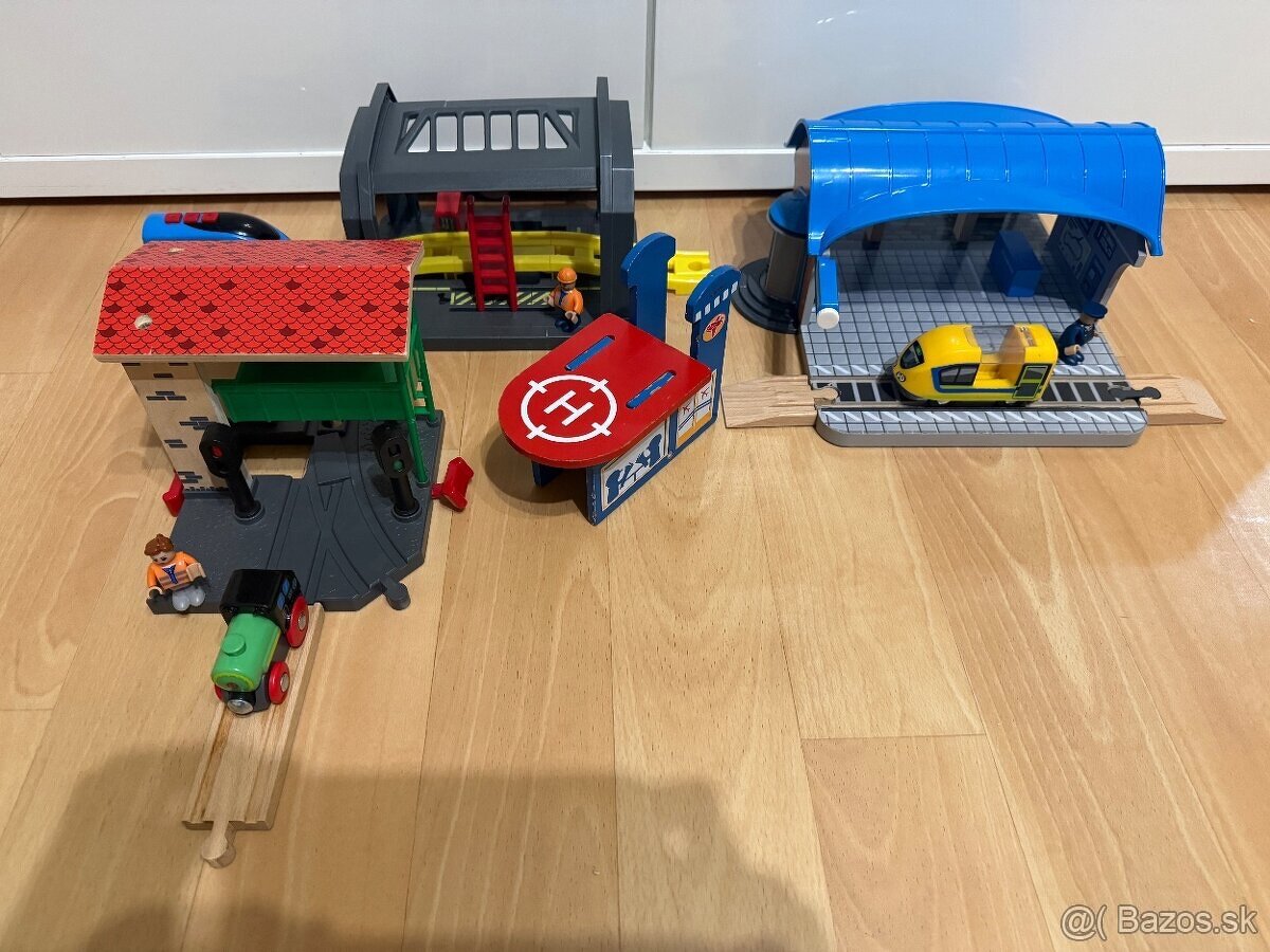 Drevené koľajnice s príslušenstvom. - 13