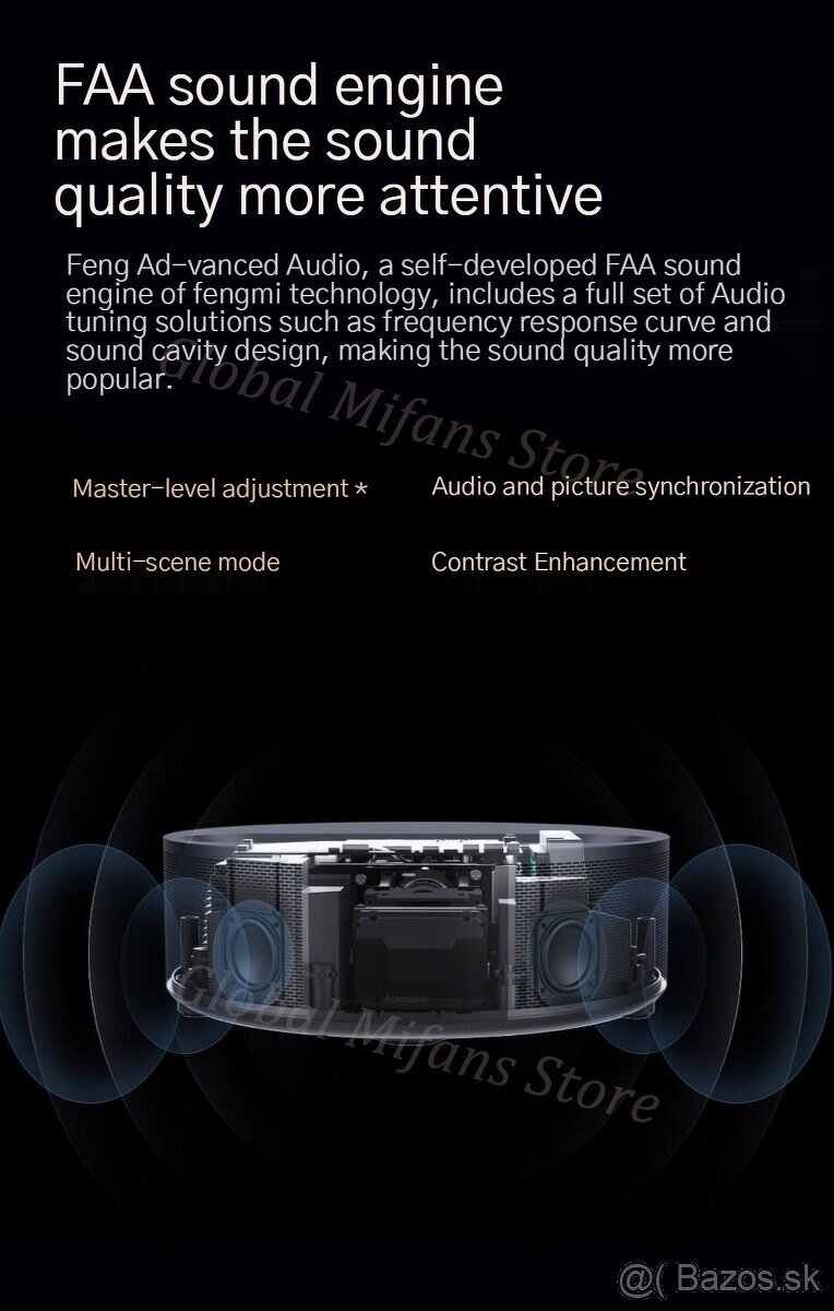 Laserový projektor Formovie Fengmi R1 UST 4K- Nový a zabalen - 13