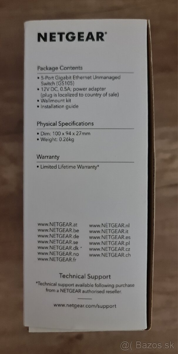 Netgear ProSAFE GS105 GbE switch - 13