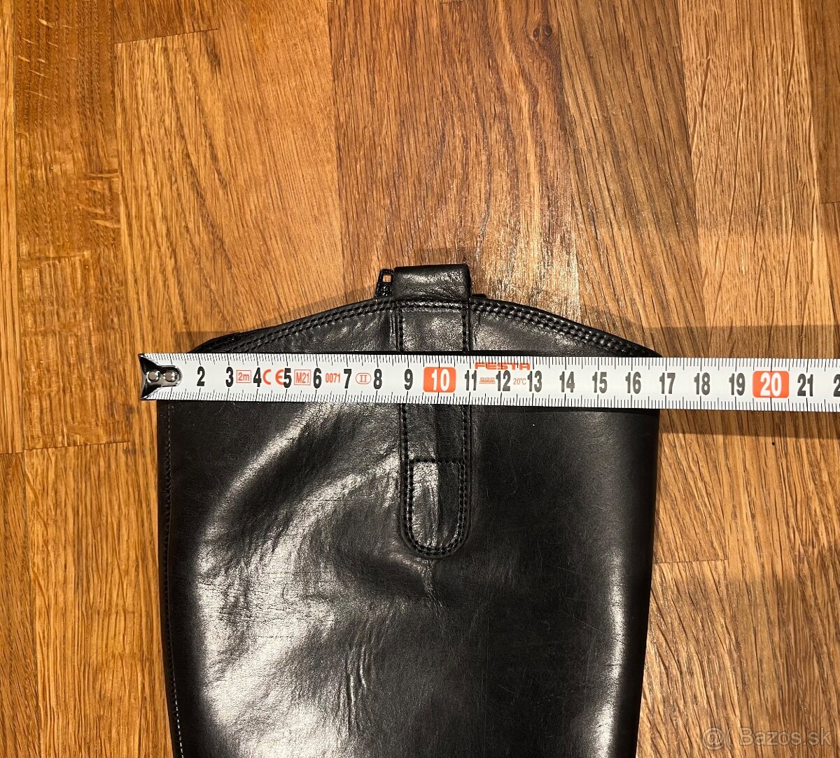 Čierne kožené čižmy Gabor - 13