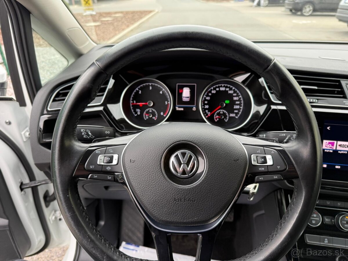 ► VW TOURAN 2,0 TDI - 140 kW, APPLECAR, PARK. SENZORY ◄ - 13
