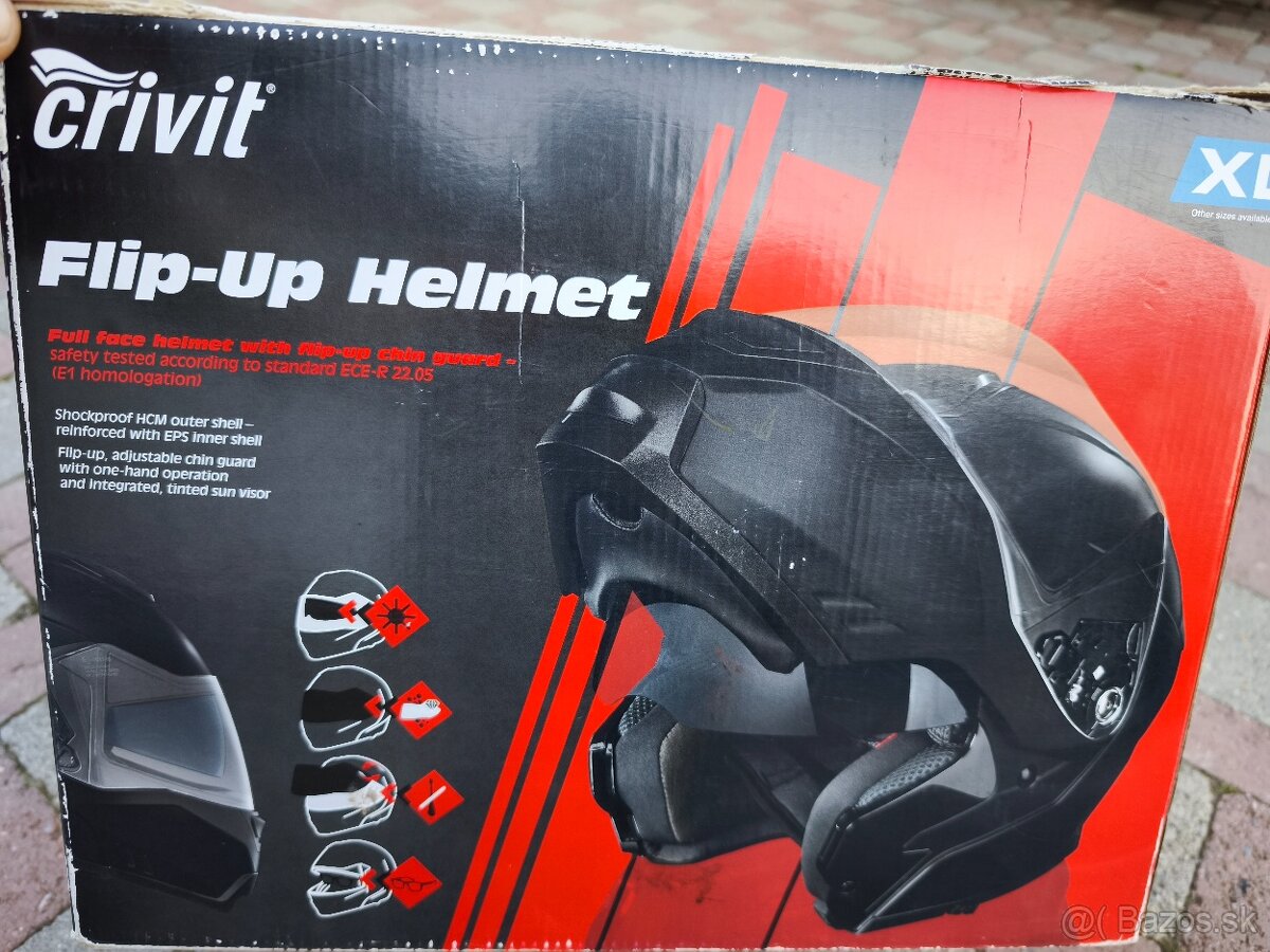 Výklopná prilba/ helma - 13