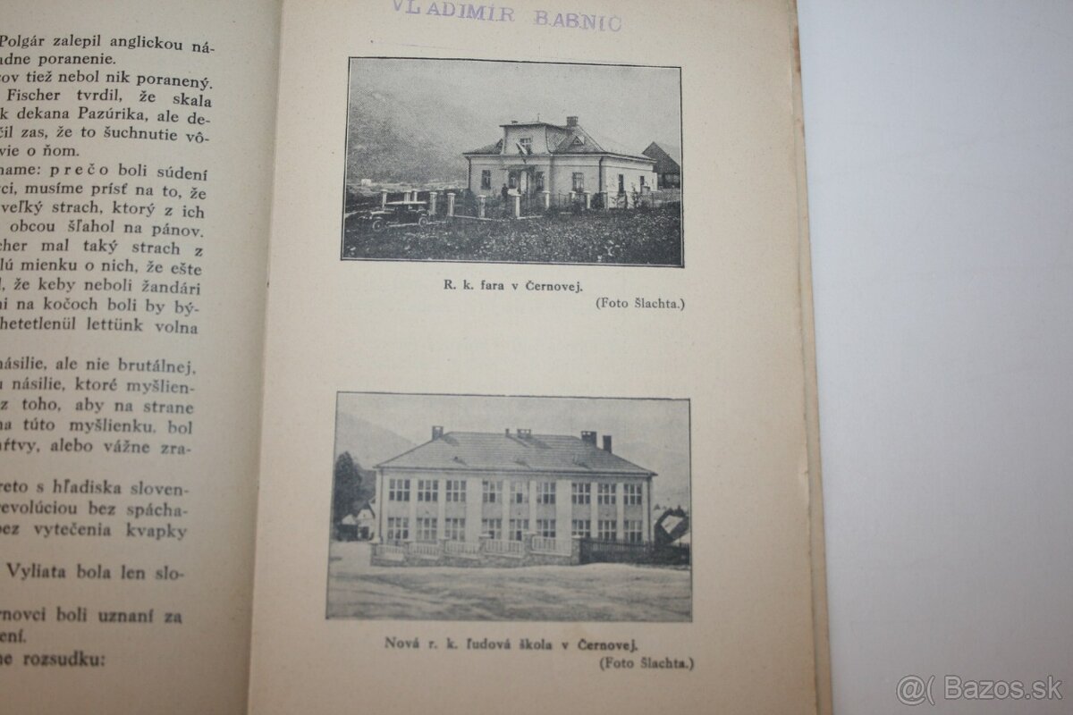 Karol Sidor: ČERNOVÁ (1907 – 1937) - 13
