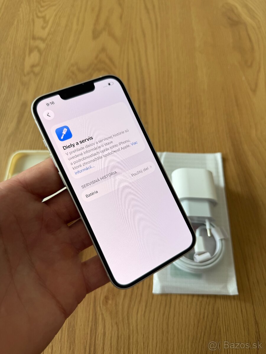 iPhone 13 256 gb Starlight v záruke + príslušenstvo - 13