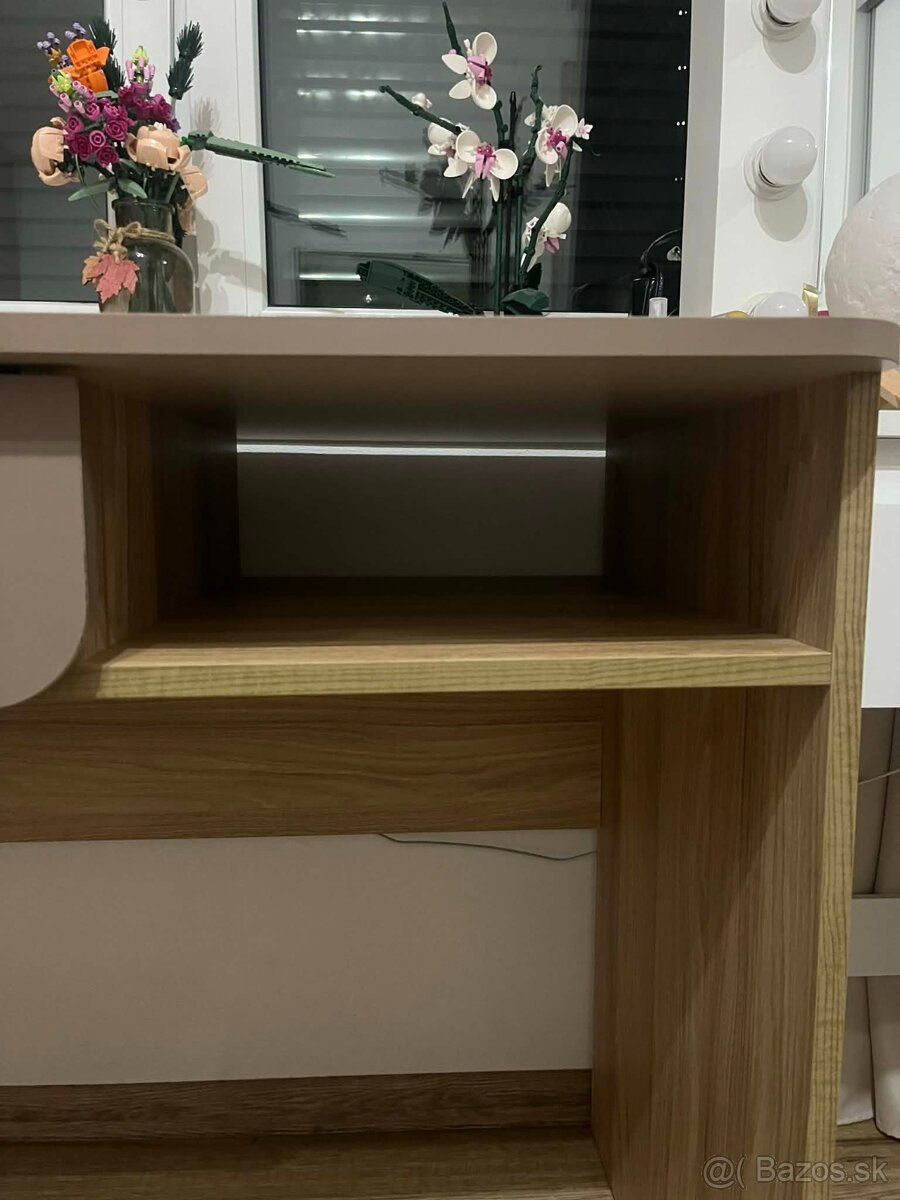 Komoda+posteľ s matracom+písací stolík - 13