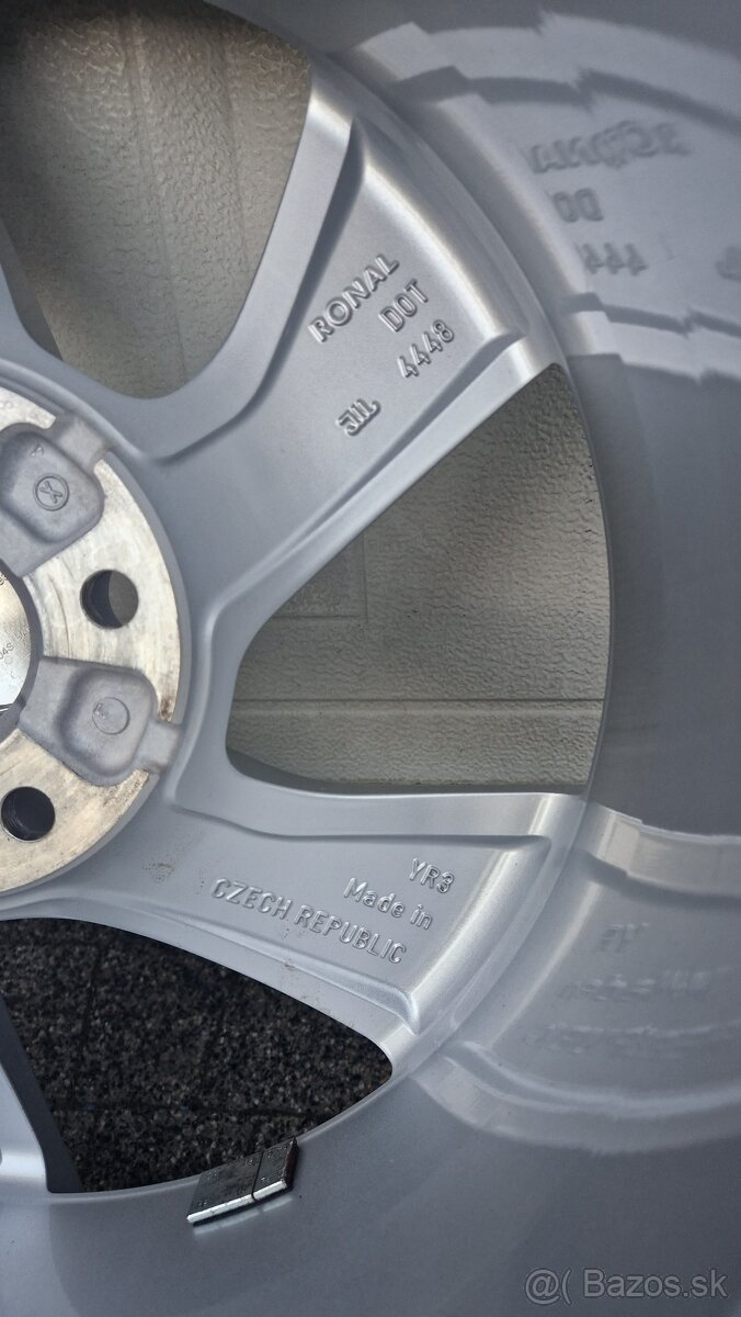 Zimné 225/50 R17, 5x112, 8J, VW, Audi S3, Škoda - 13