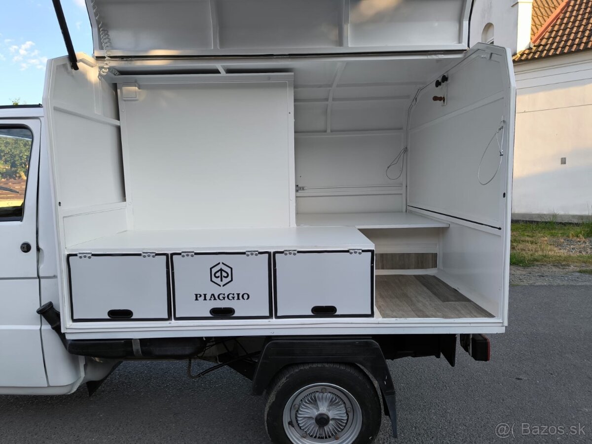 Piaggio ape Tm 200 pojazdný stánok prosseco káva - 13