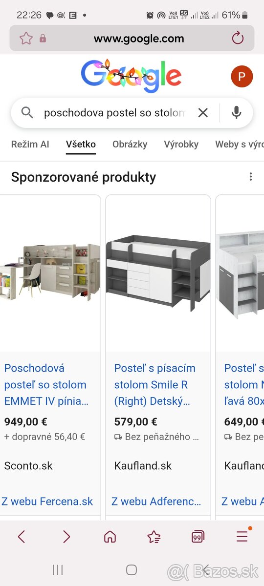 Multifunkčna postel Swan s písacím stolíkom - 13