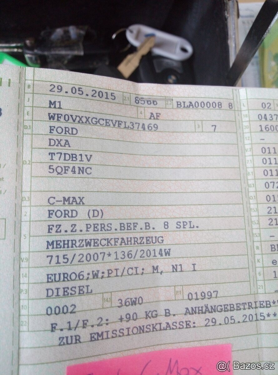 Ford C-max 2.0tdci 110kw rok 2015 Titanium Sync - 13